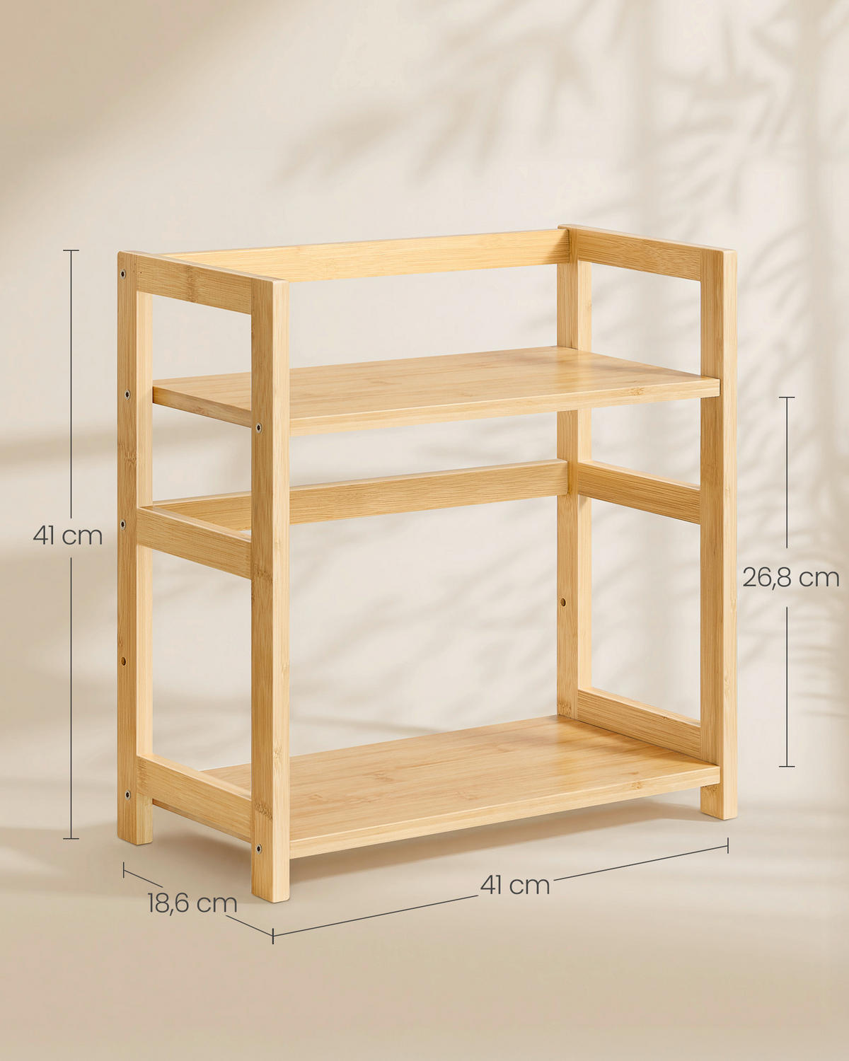 KÜCHENREGAL  - Beige/Naturfarben, Basics, Holz (41/41/18,6cm)