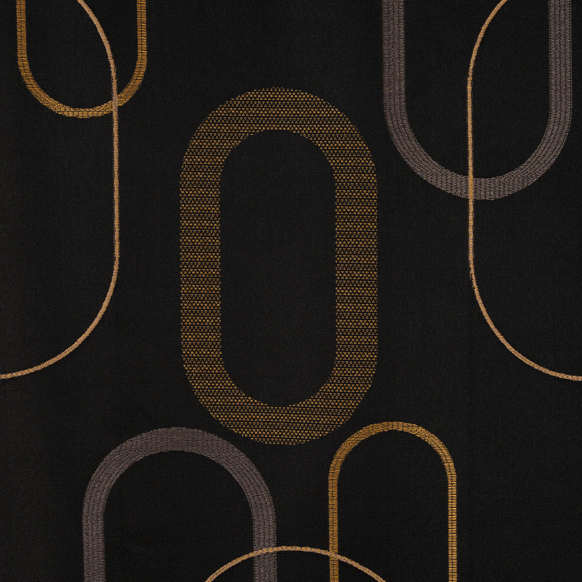 KONČANA ZAVESA  neprosojno  140/245 cm   - črna, Design, tekstil (140/245cm) - Esposa