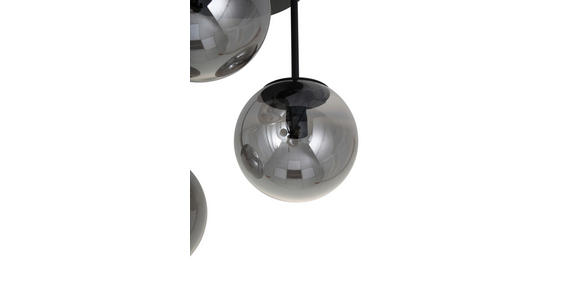 HÄNGELEUCHTE 42/59,5 cm  - Schwarz, Trend, Glas/Metall (42/59,5cm) - Novel