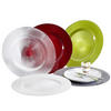 PLATZTELLER  34 cm   - Hellgrau, KONVENTIONELL, Glas (34cm) - Novel