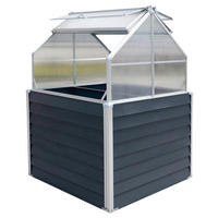 HOCHBEET 120/169/120 cm  - Anthrazit, Basics, Metall (120/169/120cm)