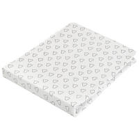 KINDERSPANNBETTTUCH  70/140/20 cm  - Weiß/Grau, Basics, Textil (70/140cm) - Patinio