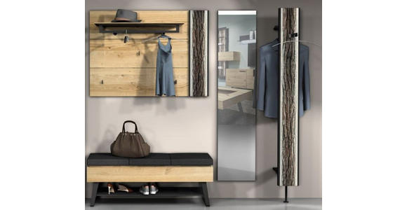 SPIEGEL 39/173/2 cm - Natur, Glas/Holz (39/173/2cm) - Valnatura