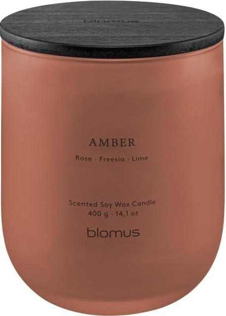 DOFTLJUS ros, lime  - rostfärgad, Basics, glas (11,5/9,5cm) - Blomus