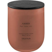 DOFTLJUS ros, lime  - rostfärgad, Basics, glas (11,5/9,5cm) - Blomus
