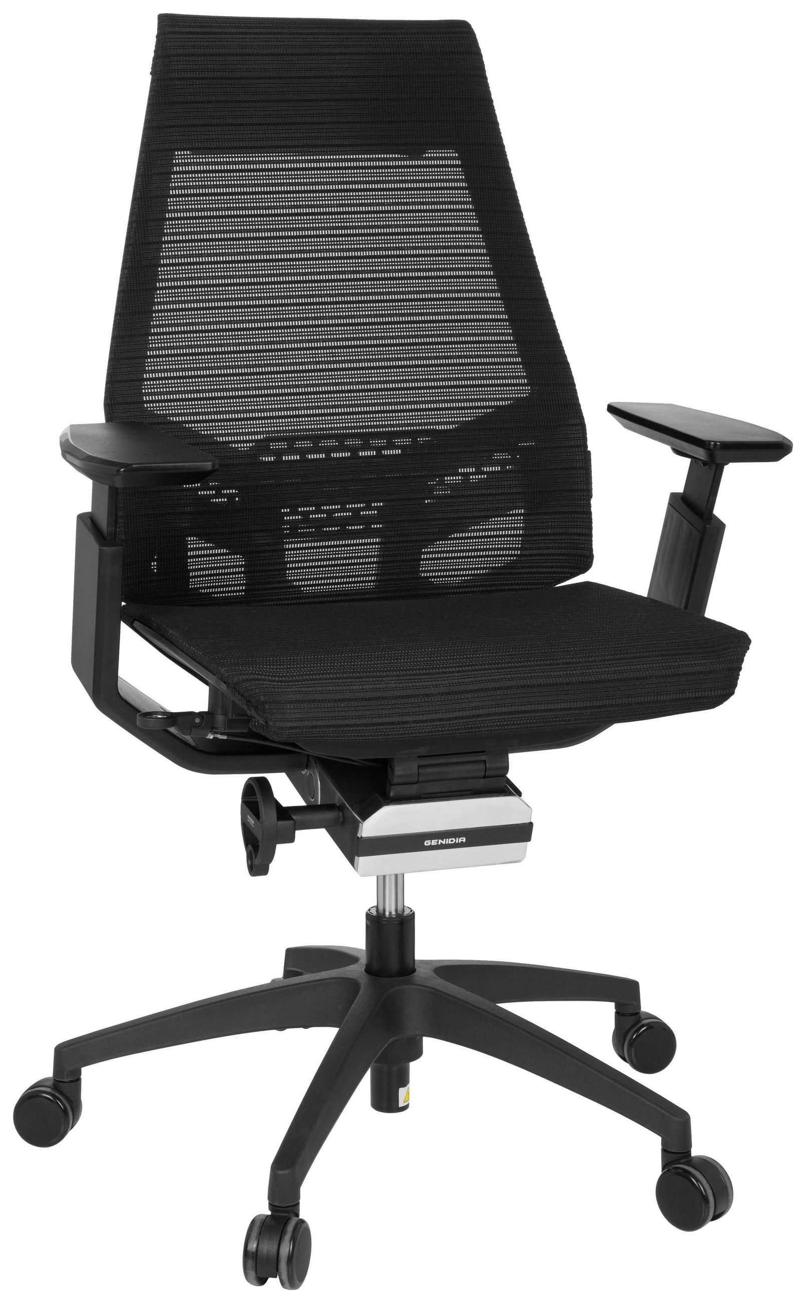 Drehstuhl Genidia Smart Black höhenverstellbar Schwarz