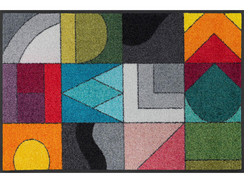 DVEŘNÍ ROHOŽKA, 50/75 cm, vícebarevná - vícebarevná, Konvenční, textil/plast (50/75cm) - Esposa