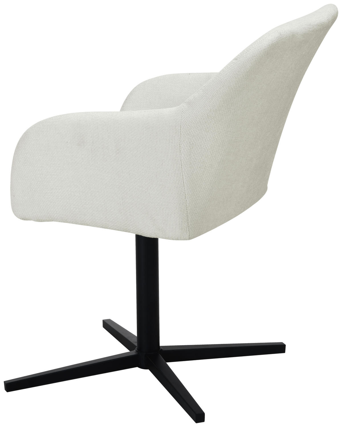 ŽIDLE S PODRUČKAMI, železo, vzhled lnu, béžová - černá/béžová, Moderní, kov/dřevo (54/84/61cm) - Livetastic