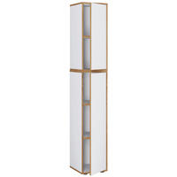 AKTENSCHRANK 30/183/33 cm  - Honigeiche/Weiss, Design, Holzwerkstoff (30/183/33cm) - MID.YOU