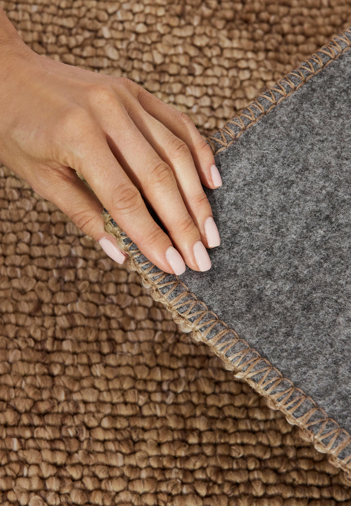 TUFTTEPPICH 120/170 cm Rocco Hellbraun  - Hellbraun, Basics, Kunststoff (120/170cm) - Elle Decoration