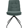 STUHL - Schwarz/Grün, Design, Textil/Metall (49/90/68cm) - Johann Jakob
