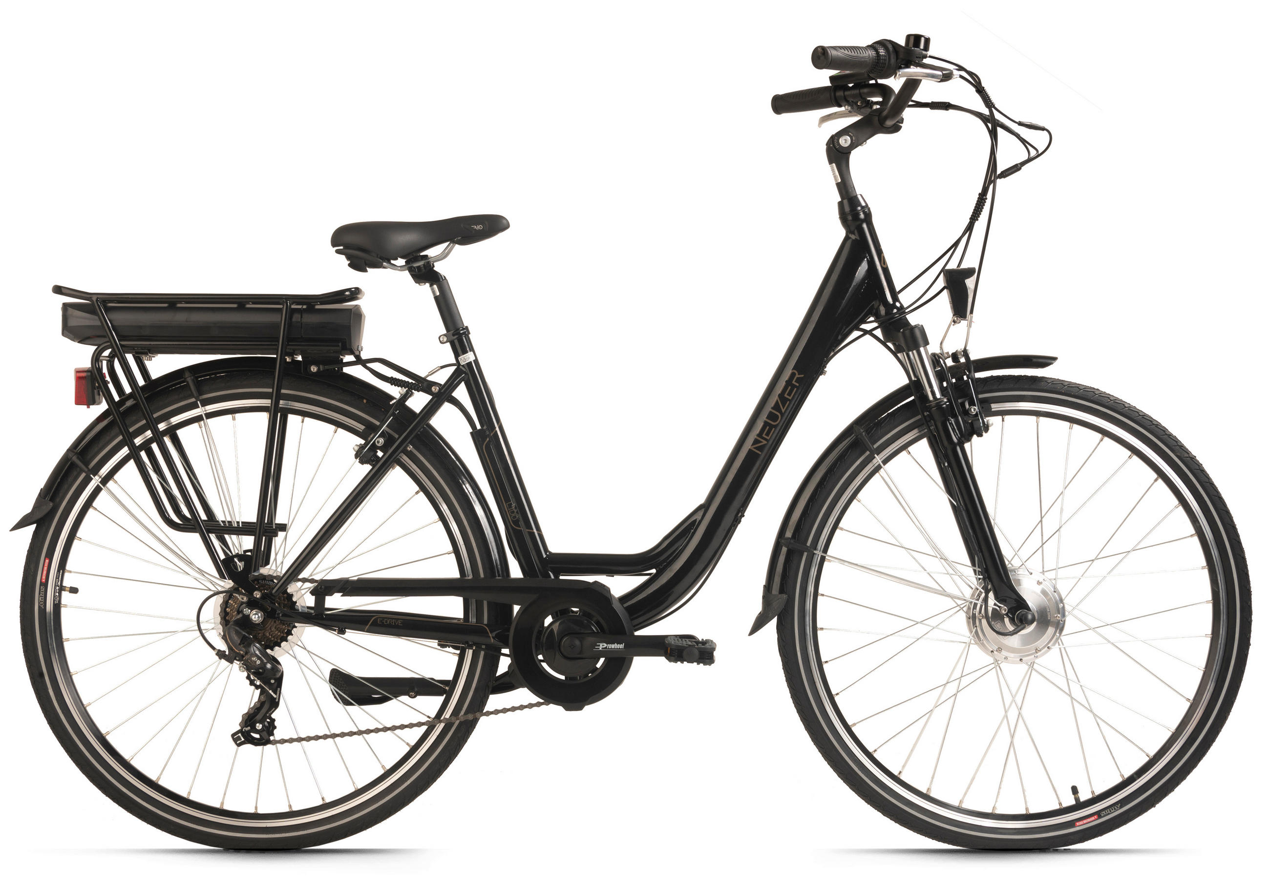 Elektrofahrrad E-citybike Hollandia Lido,schwarz,28 Zoll