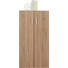 KOMMODE - Eichefarben/Alufarben, Design, Holzwerkstoff/Kunststoff (60/115,2/33,6cm) - Carryhome KOMMODE - Eichefarben/Alufarben, Design, Holzwerkstoff/Kunststoff (60/115,2/33,6cm) - Carryhome