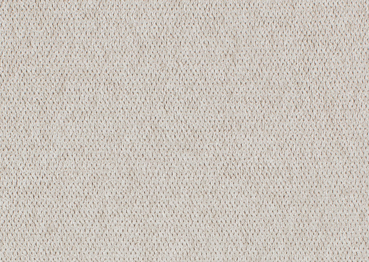 3-SITZER-SOFA in Chenille Ecru  - Ecru/Schwarz, Design, Textil/Metall (230/104/104cm) - Valdera
