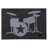 KINDERTEPPICH 160/230 cm Rock Star  - Dunkelgrau/Hellgrau, Trend, Naturmaterialien/Textil (160/230cm)
