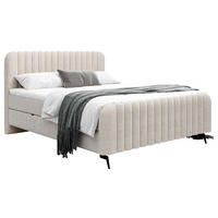 BOXBETT 200/200 cm  in Beige  - Beige/Schwarz, MODERN, Holz/Holzwerkstoff (200/200cm) - MID.YOU