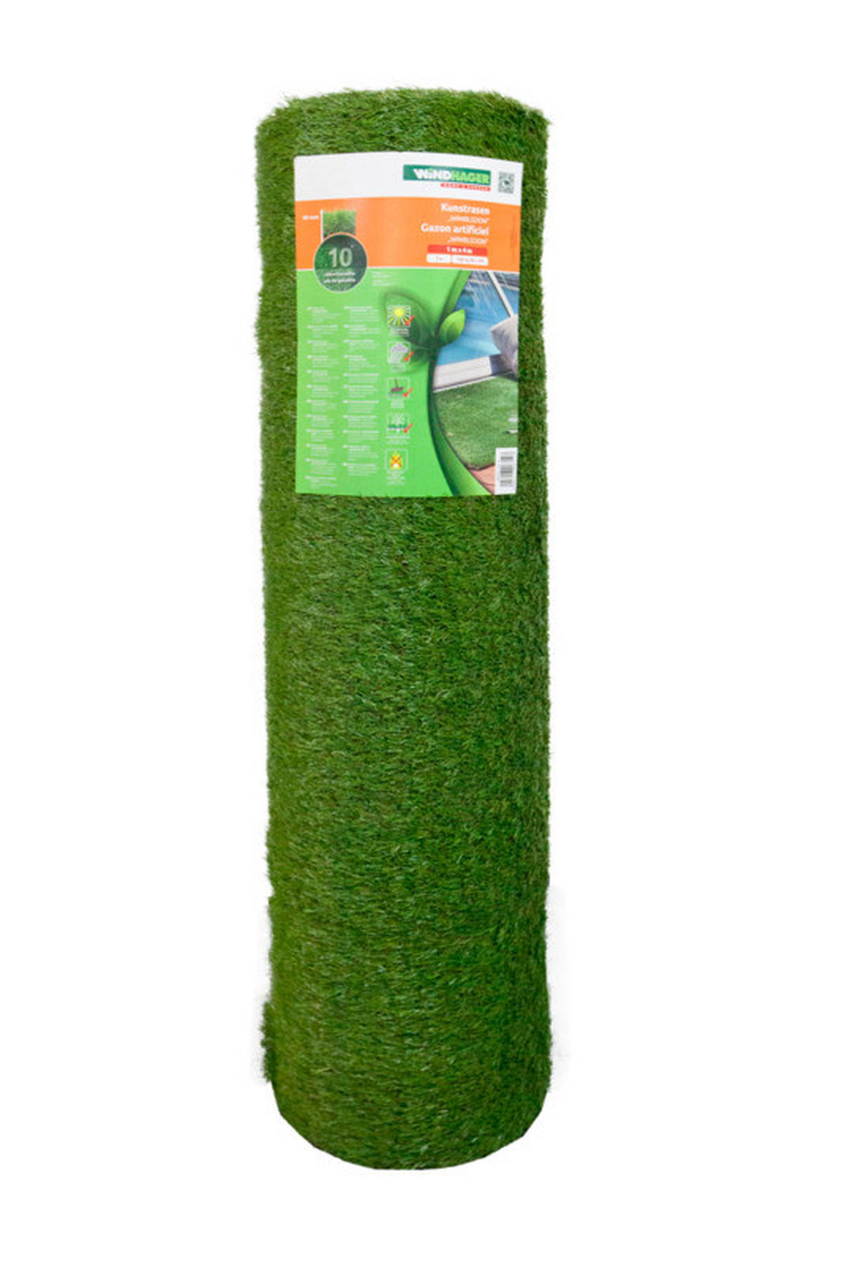 UMELÝ TRÁVNIK 4CM, zelená - zelená, Basics (100/4,0/400cm)