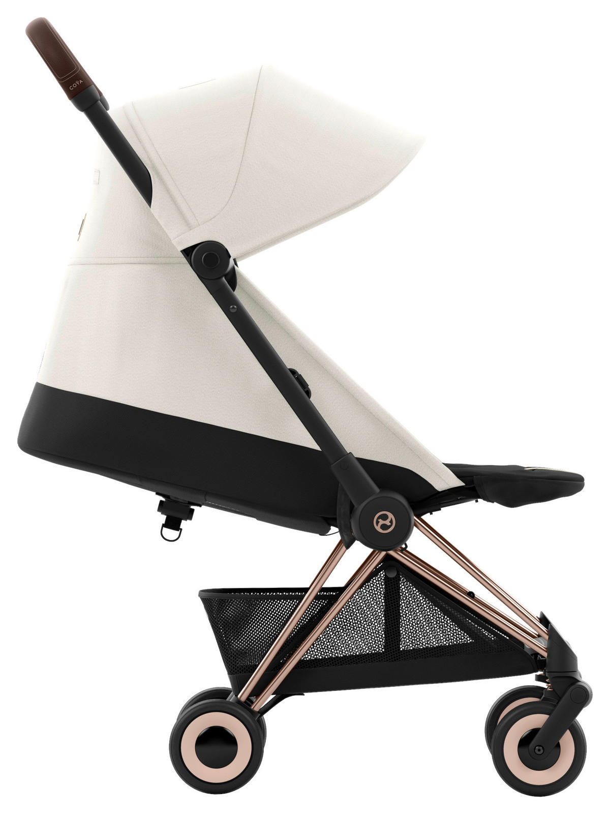 BUGGY Coya  - Roségold/Weiß, Basics, Kunststoff/Textil (79/44/105cm) - cybex PLATINUM