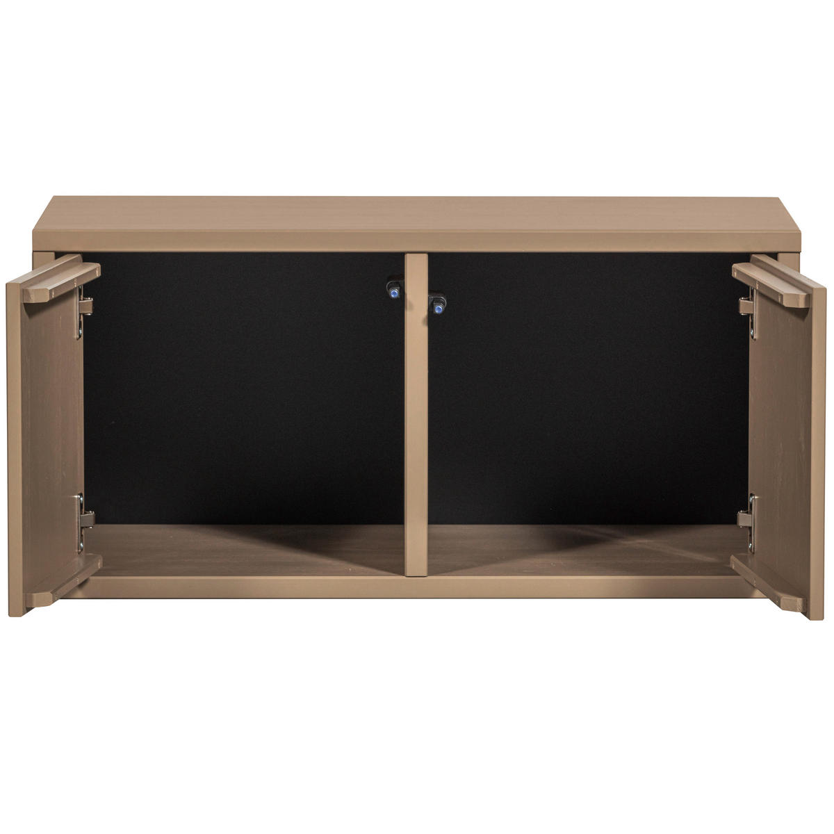 GARDEROBENBANK - Schlammfarben, Design, Holz (80/39/44cm) - Livetastic