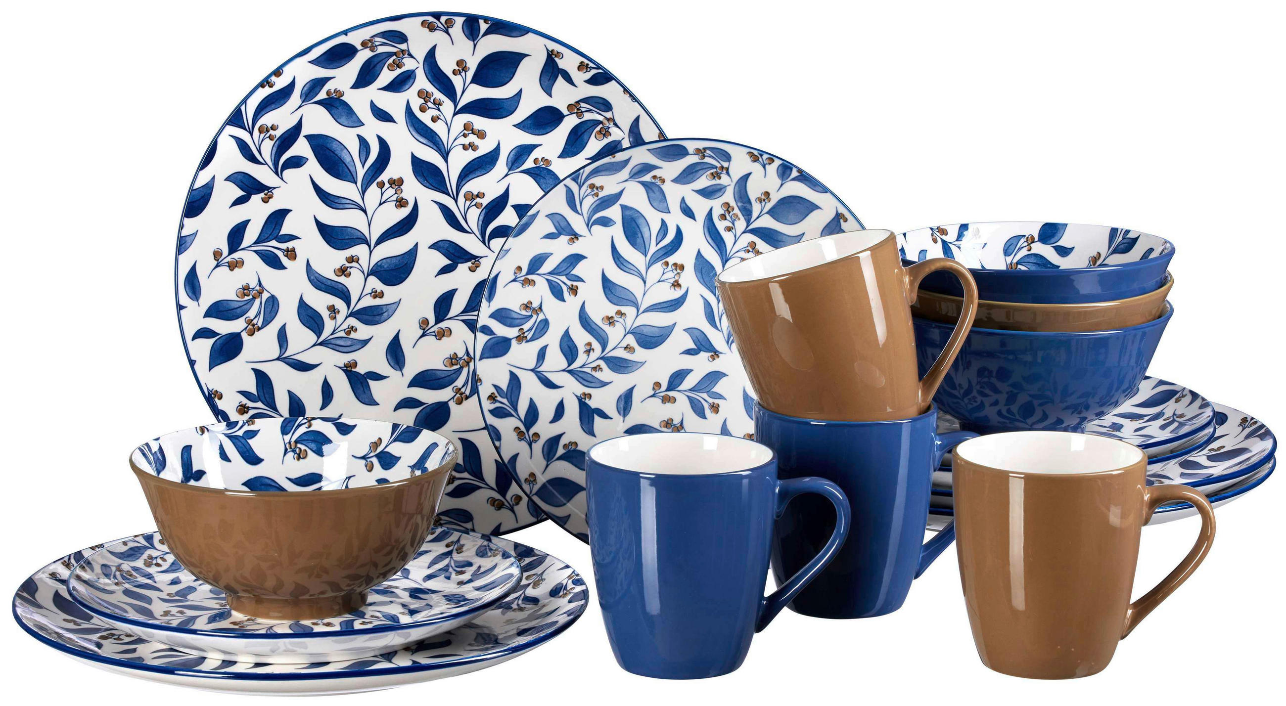 KOMBINOVANÁ SOUPRAVA, 16dílné, porcelán - Design, keramika (29/26/30cm) - Ritzenhoff Breker