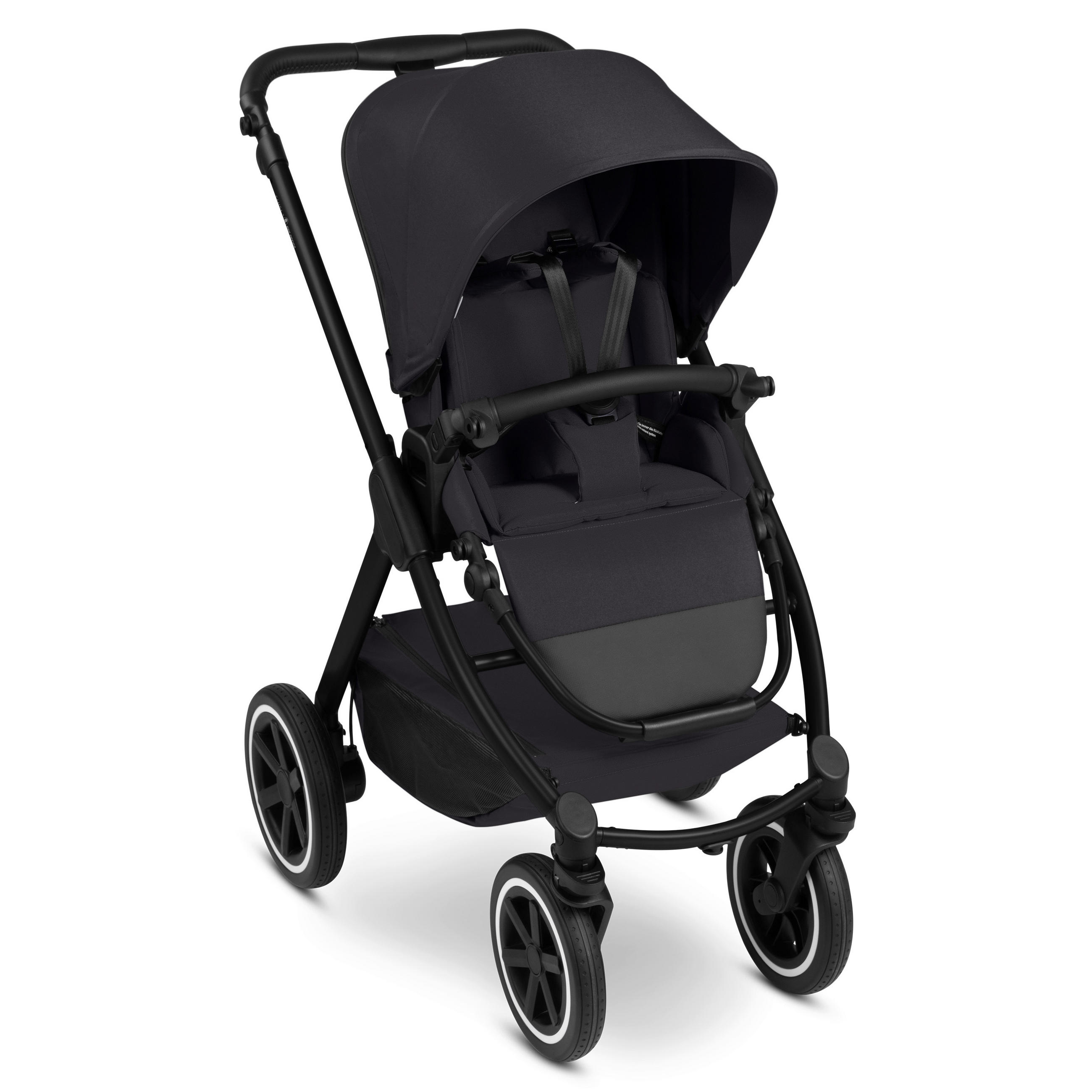 KINDERWAGEN  Samba 2  Coal  - Schwarz, Basics, Textil/Metall (60/108/88cm) - ABC Design