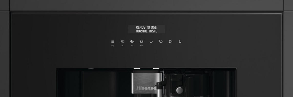KAFFEEVOLLAUTOMAT  - Schwarz, Basics, Metall (59,5/45,5/40,5cm) - Hisense