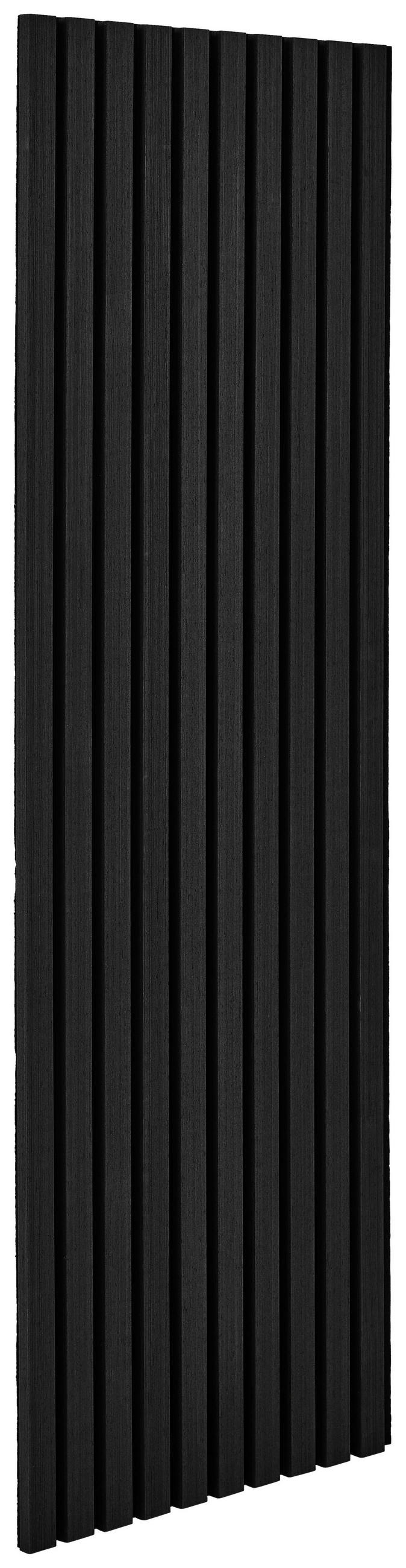 AKUSTIKPANEEL Nachbildung 41/120/2,1 cm  - Schwarz, Design, Holzwerkstoff/Kunststoff (41/120/2,1cm) - Livetastic