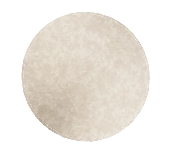 BORDSTABLETT textil läderimitation beige 38 cm  - beige, Basics, textil (38cm)