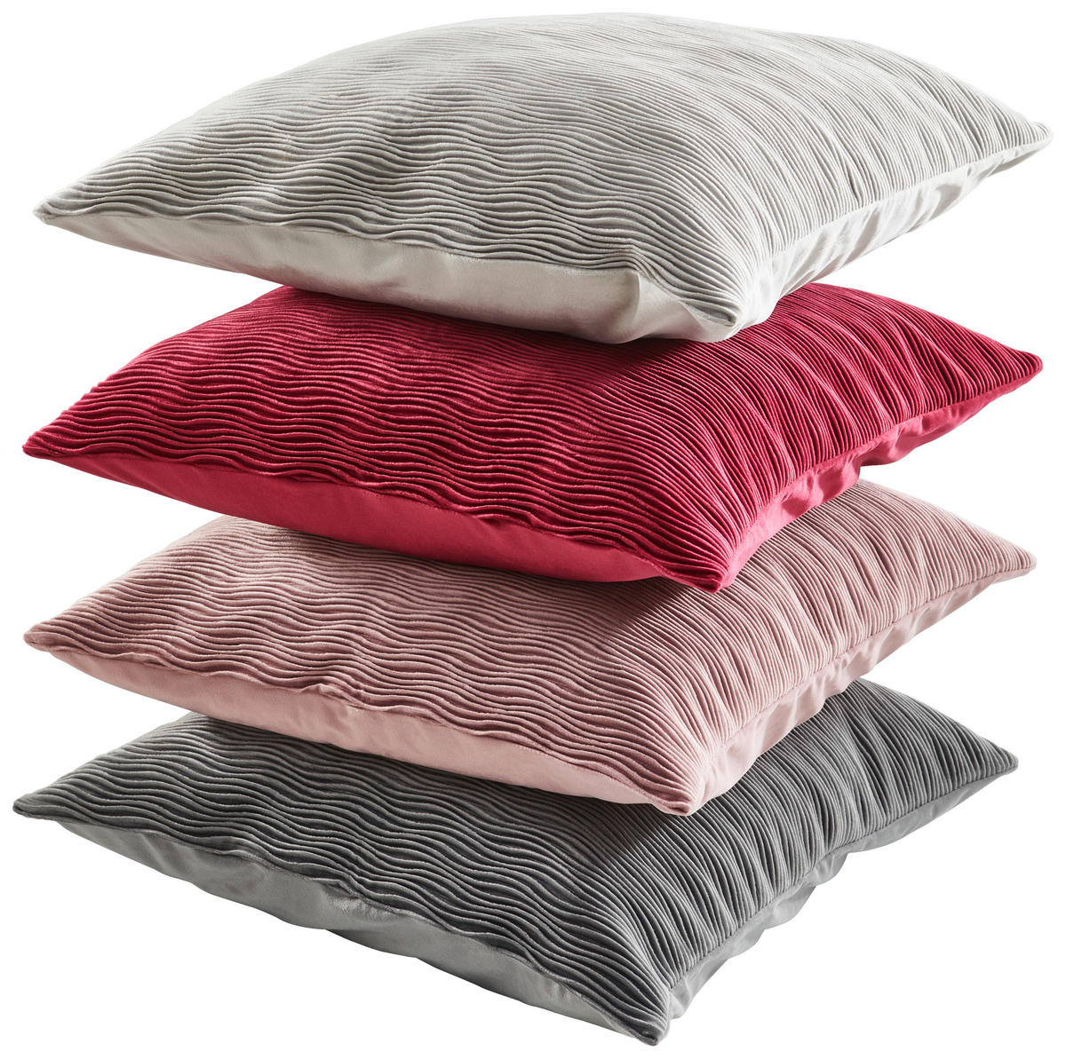 POTAH NA POLŠTÁŘ  50/50 cm - barvy stříbra, Basics, textil (50/50cm) - Novel