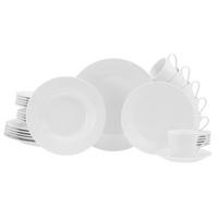 KOMBISERVICE Weiß Base weiß 30-teilig 6 Personen  - Weiß, Basics, Keramik - Creatable