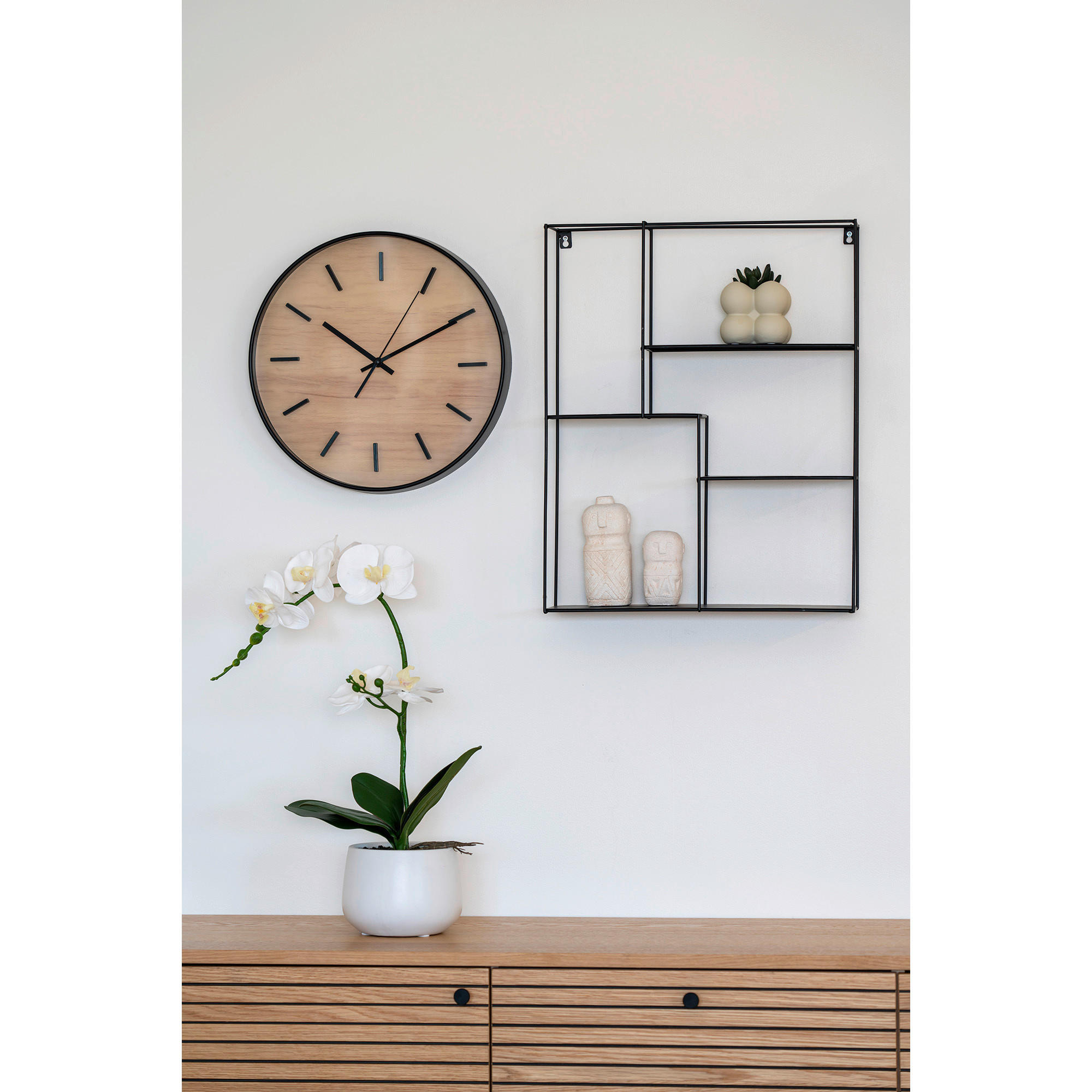 KUNSTPFLANZE Orchidee  - Weiß, Design (21/47/34cm)