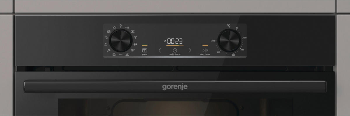 EINBAUBACKOFEN  - Schwarz, Basics (59,5/59,5/56,4cm) - Gorenje