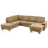 WOHNLANDSCHAFT in Textil Braun - Eichefarben/Beige, KONVENTIONELL, Holz/Textil (235/316/167cm) - Beldomo System WOHNLANDSCHAFT in Textil Braun - Eichefarben/Beige, KONVENTIONELL, Holz/Textil (235/316/167cm) - Beldomo System