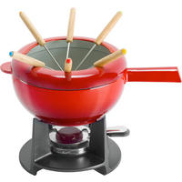 SET ZA FONDUE  - crvena, Basics, metal (42/22/12cm)
