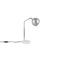 TISCHLEUCHTE - Chromfarben, Design, Glas/Metall (28/15/45cm) - Trio Leuchten