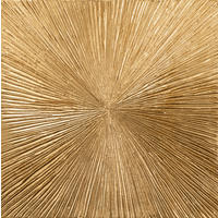 LEINWANDBILD Abstraktes Goldfarben  - Goldfarben, Basics, Holz (100/100/3,5cm)