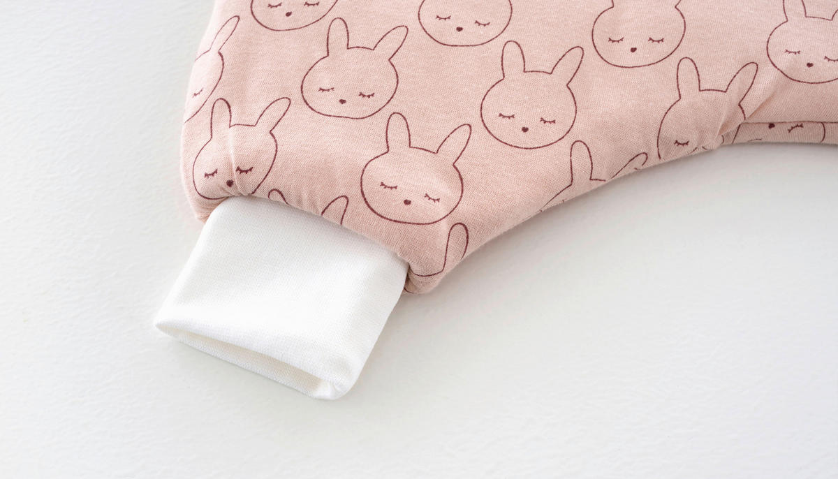 BABYSCHLAFSACK Kuschelhase Beige    92   - Beige/Altrosa, Basics, Textil (92null) - Träumeland