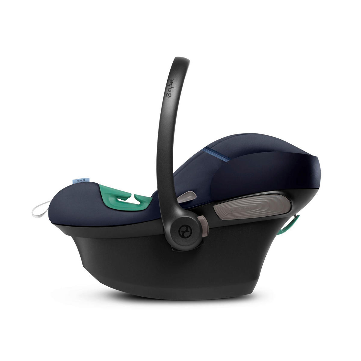 BABYSCHALE Aton S2 i-Size  - Dunkelblau, Basics, Kunststoff/Textil (45,8/38/72cm) - Cybex