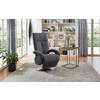 RELAXSESSEL Textil Anthrazit  - Chromfarben/Anthrazit, Konventionell, Textil/Metall (74/112/82cm) - Sit & More
