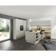 EINBAUKÜCHE   - Eichefarben/Grau, Design, Holzwerkstoff - Dieter Knoll