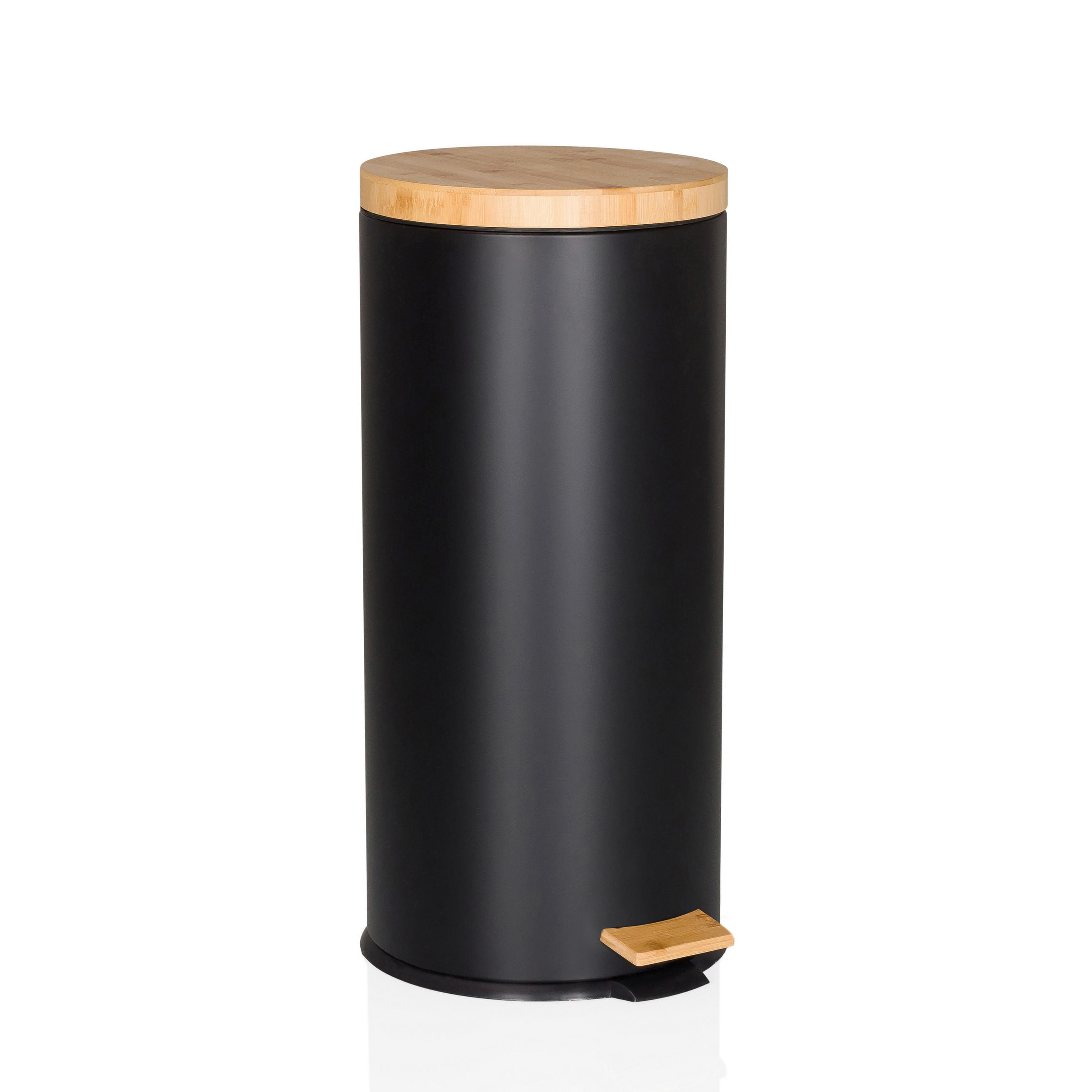 ABFALLEIMER 30 L  - Schwarz, MODERN, Kunststoff/Metall (37/64,5/29cm) - MID.YOU
