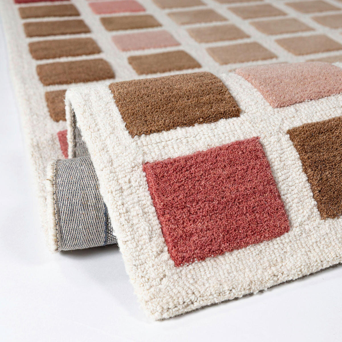 WOLLTEPPICH 140/200 cm Renga Pink rechteckig  - Pink, Basics, Textil (140/200cm) - Flair Rugs