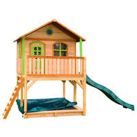 SPIELHAUS  - Braun/Grün, KONVENTIONELL, Holz (432/293/212cm) - Ambia Garden