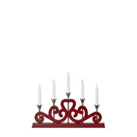 WEIHNACHTSPYRAMIDE Eneby  - Rot, Basics, Holz/Metall (47/35,5/4,5cm) - Markslöjd