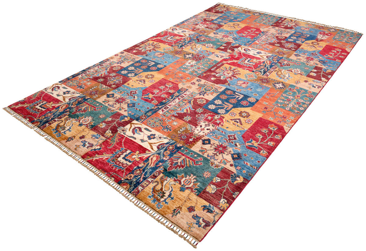 ORIENTTEPPICH 120/180 cm Ersari Patchwork Multicolor  - Multicolor, LIFESTYLE, Textil (120/180cm) - Cazaris