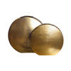 DEKOVASE  - Goldfarben, Design, Metall (35/34/13,5cm) - Livetastic