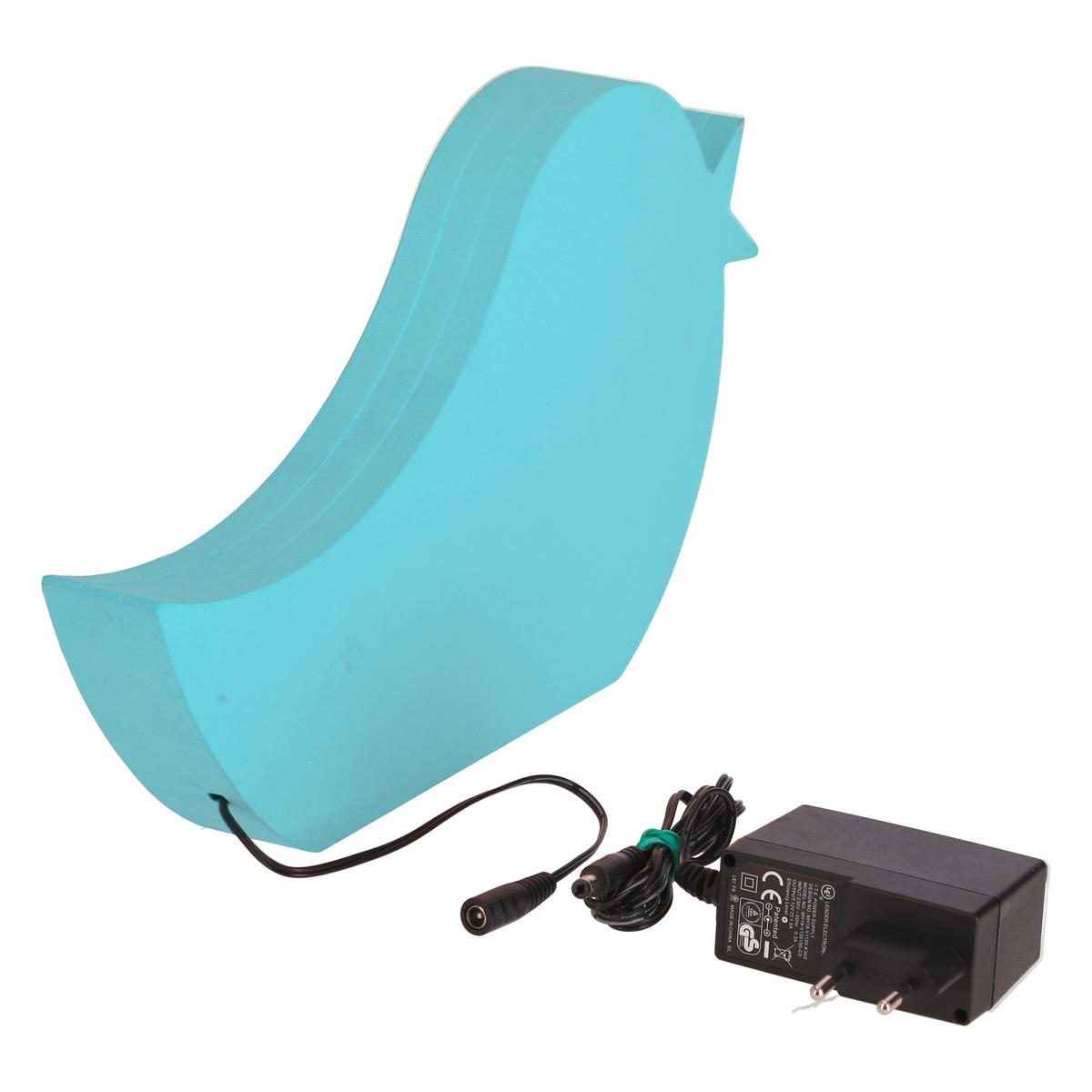 BORDSLAMPA FÖR BARN - ljusblå, Basics, trämaterial/plast (33.5/3.5/19.5cm)