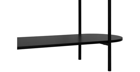 KONSOLENTISCH Schwarz  - Schwarz, Trend, Holzwerkstoff/Metall (110/39/76cm) - Xora