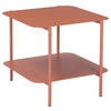 BEISTELLTISCH 48,4/45/40 cm Terracotta quadratisch  - Terracotta, Design, Metall (48,4/45/40cm) - Carryhome