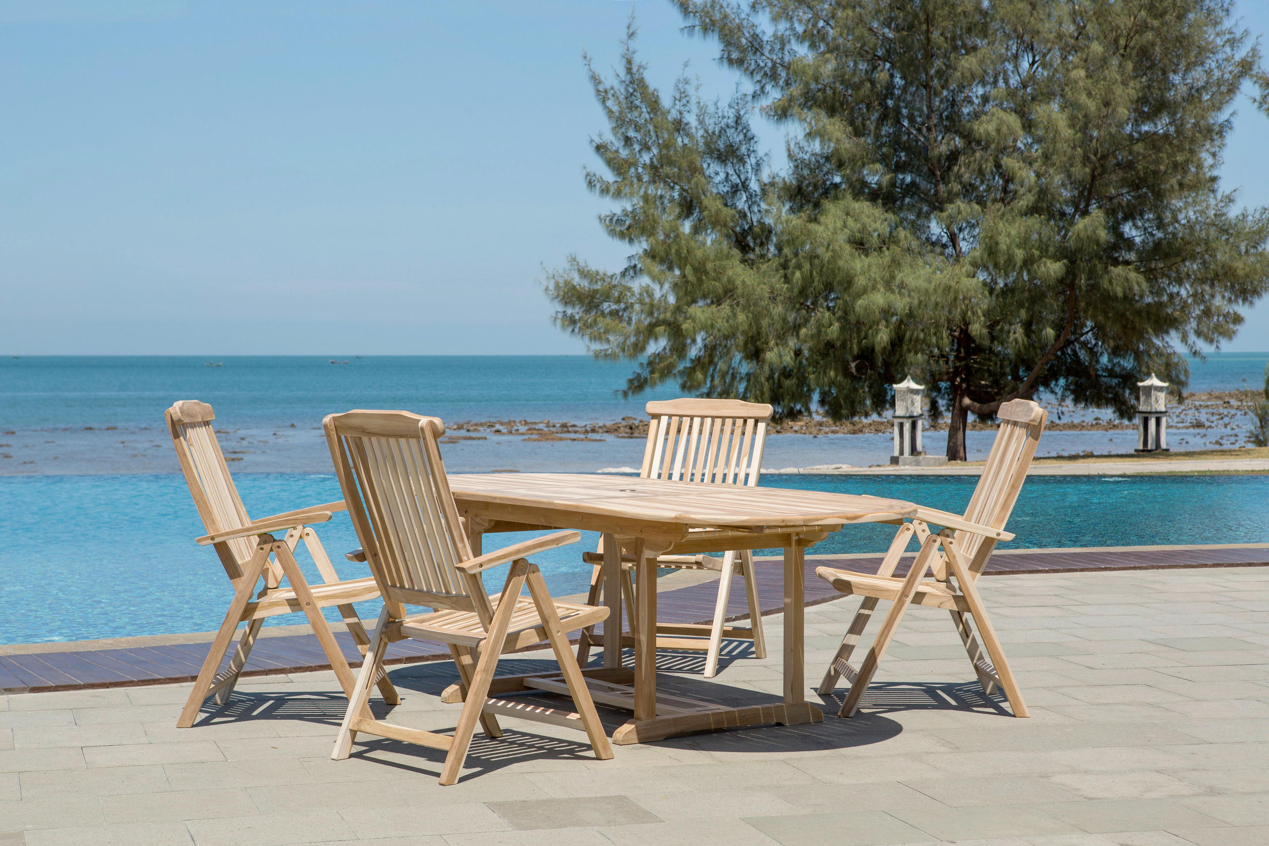 GARTENTISCH 180/100/75 cm  - Naturfarben, Natur, Holz (180/100/75cm) - Livetastic